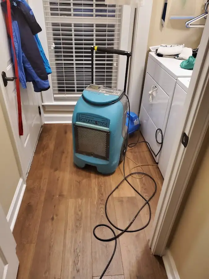 Commercial dehumidifier deployed for Flood Damage Cleanup in Malden
